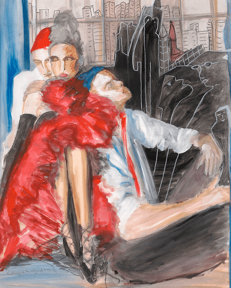 Paintings & Sketches - Resting on the Edge of Time