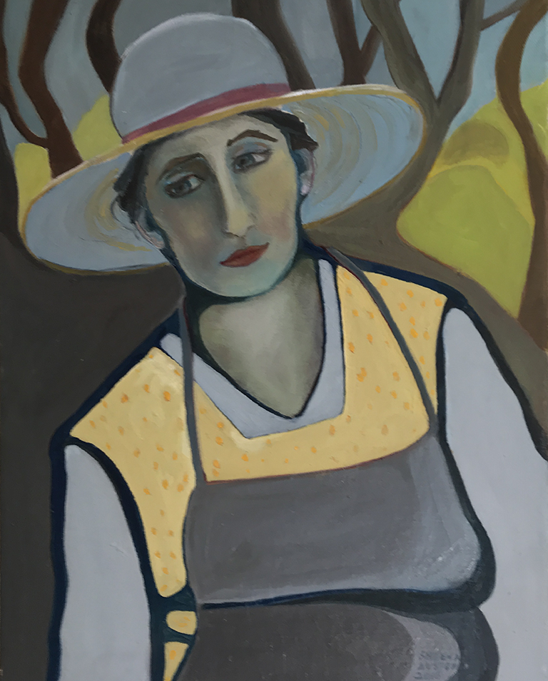 Paintings & Sketches - Orchard Girl