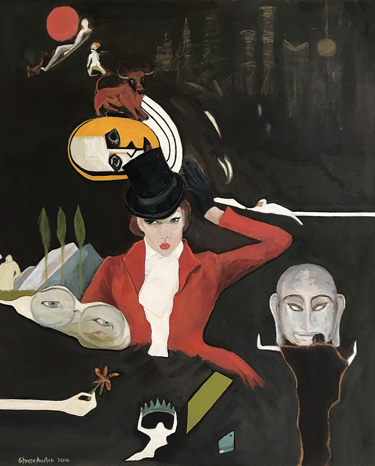 Paintings & Sketches - The Ring Mistress